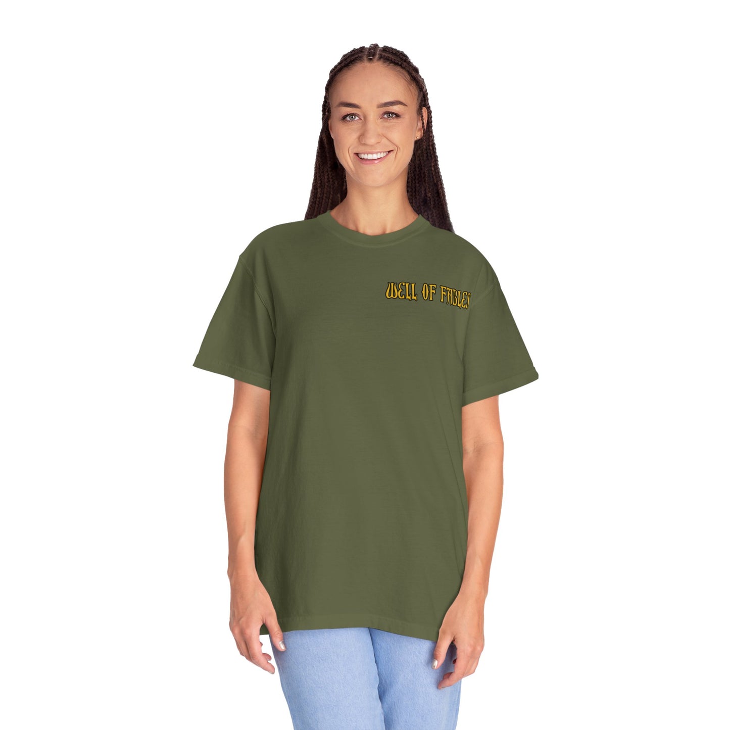 404 Spell Not Found T-shirt, Well of Fables Design