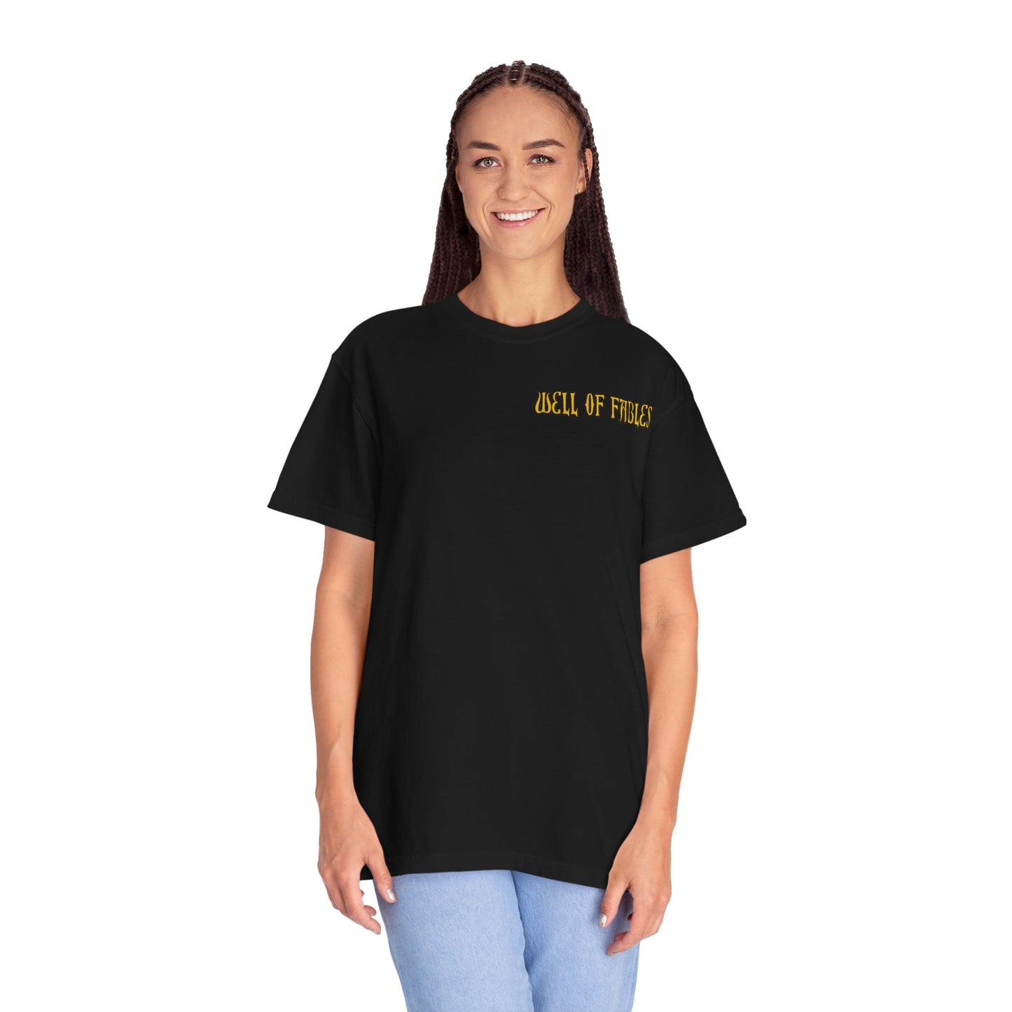 404 Spell Not Found T-shirt, Well of Fables Design