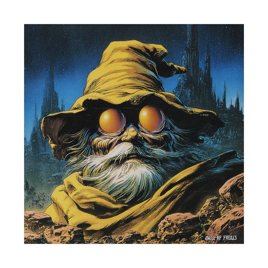 Yellow Wizard Poster