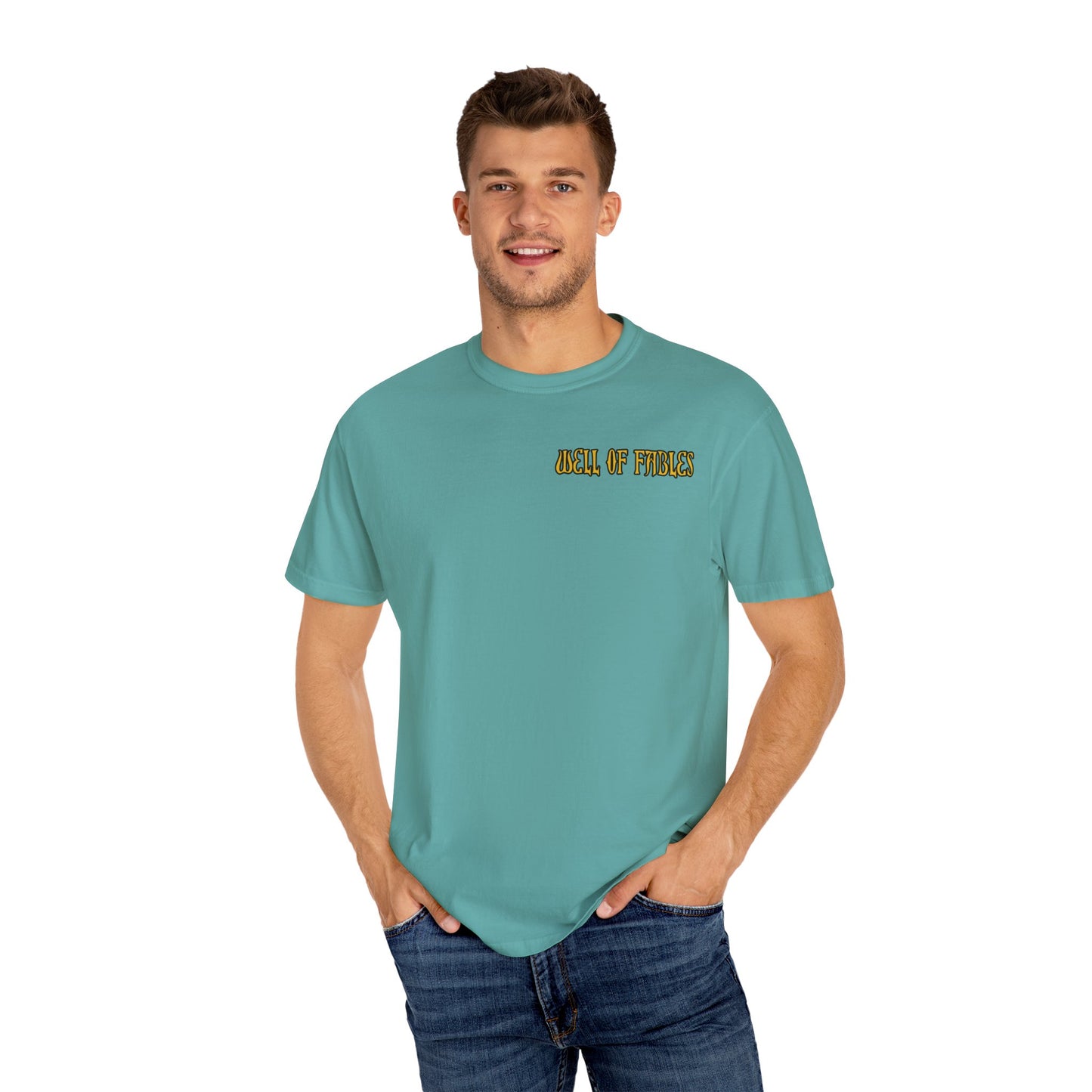 Riddle Me This T-shirt, Well of Fables Design