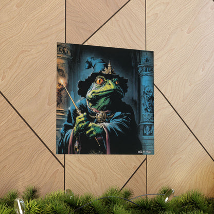 Frog Wizard Poster