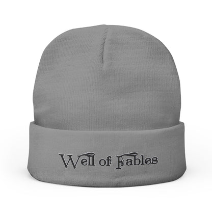 Embroidered Knit Beanie - Well of Fables