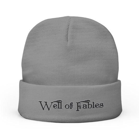 Embroidered Knit Beanie - Well of Fables