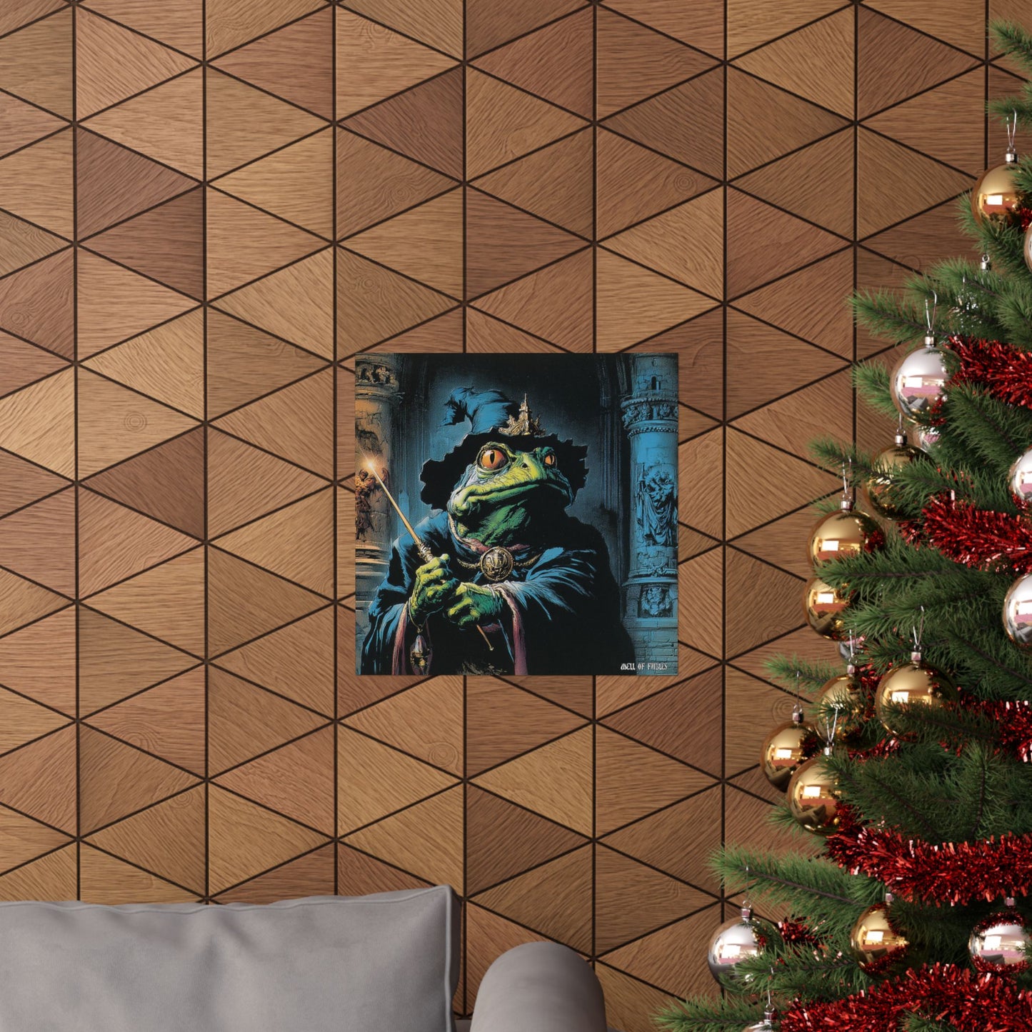 Frog Wizard Poster
