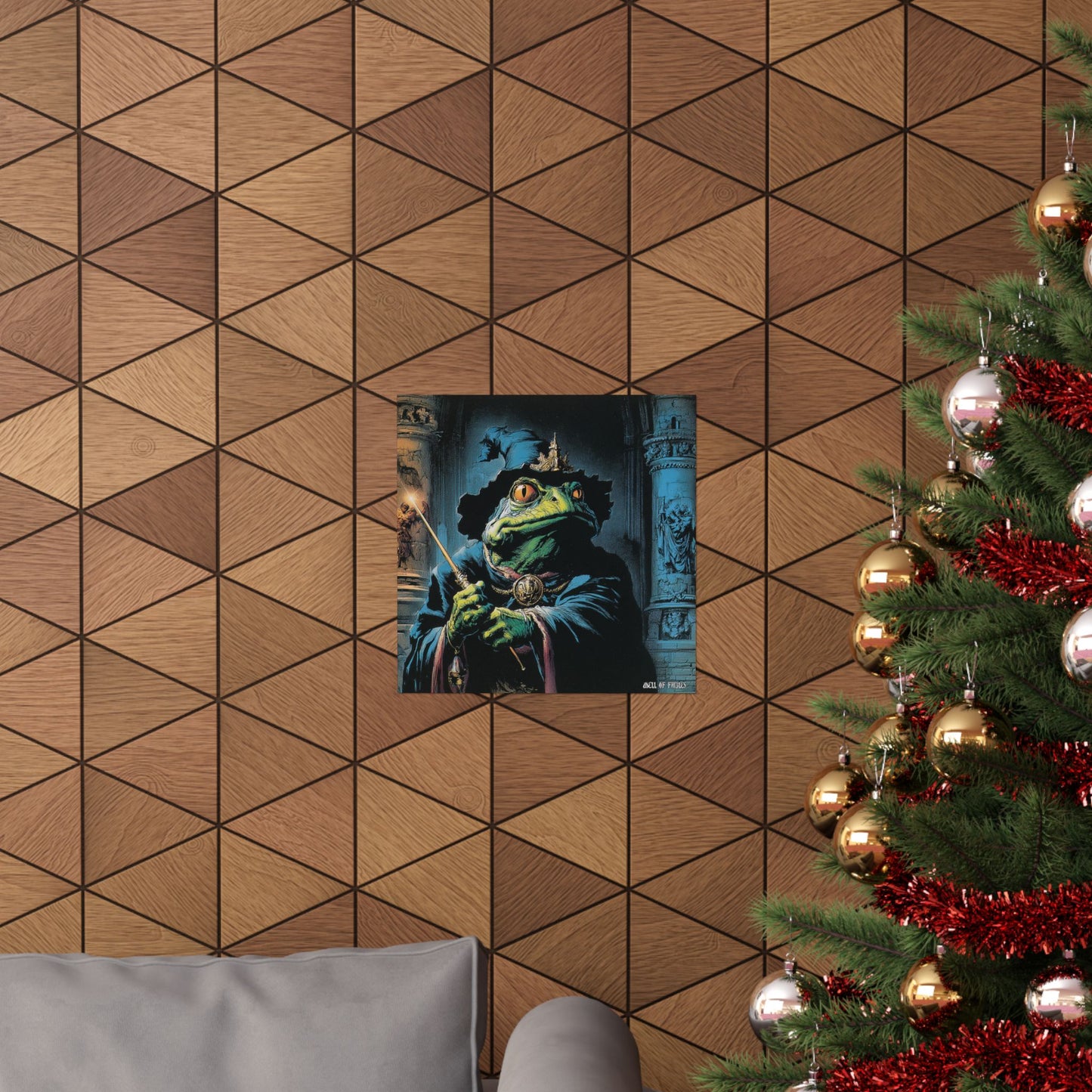 Frog Wizard Poster