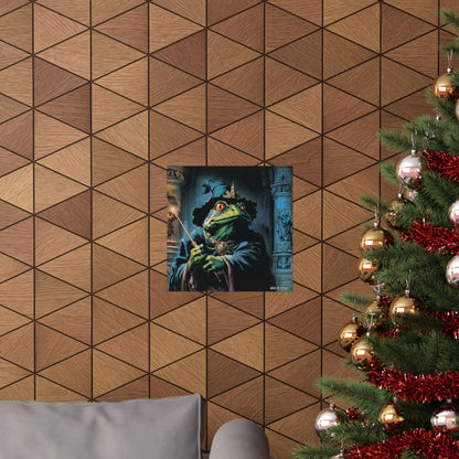 Frog Wizard Poster