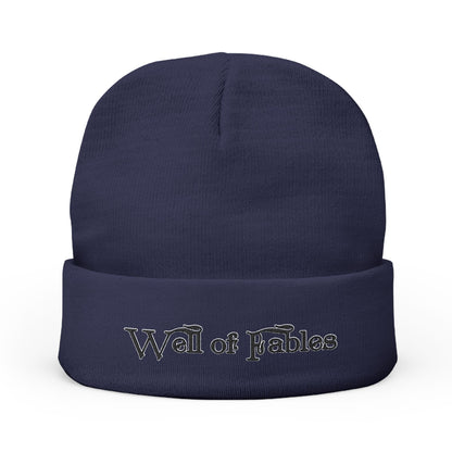 Embroidered Knit Beanie - Well of Fables