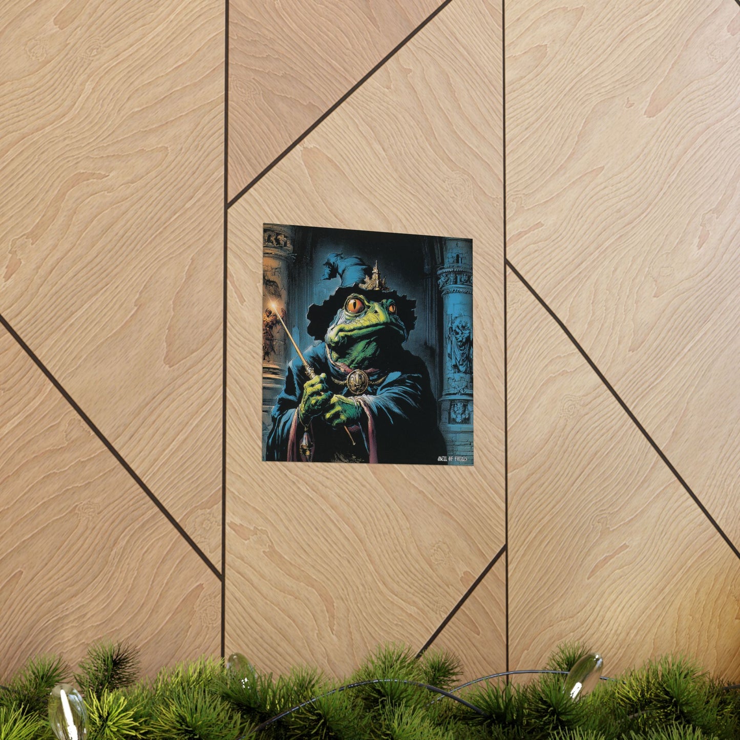 Frog Wizard Poster
