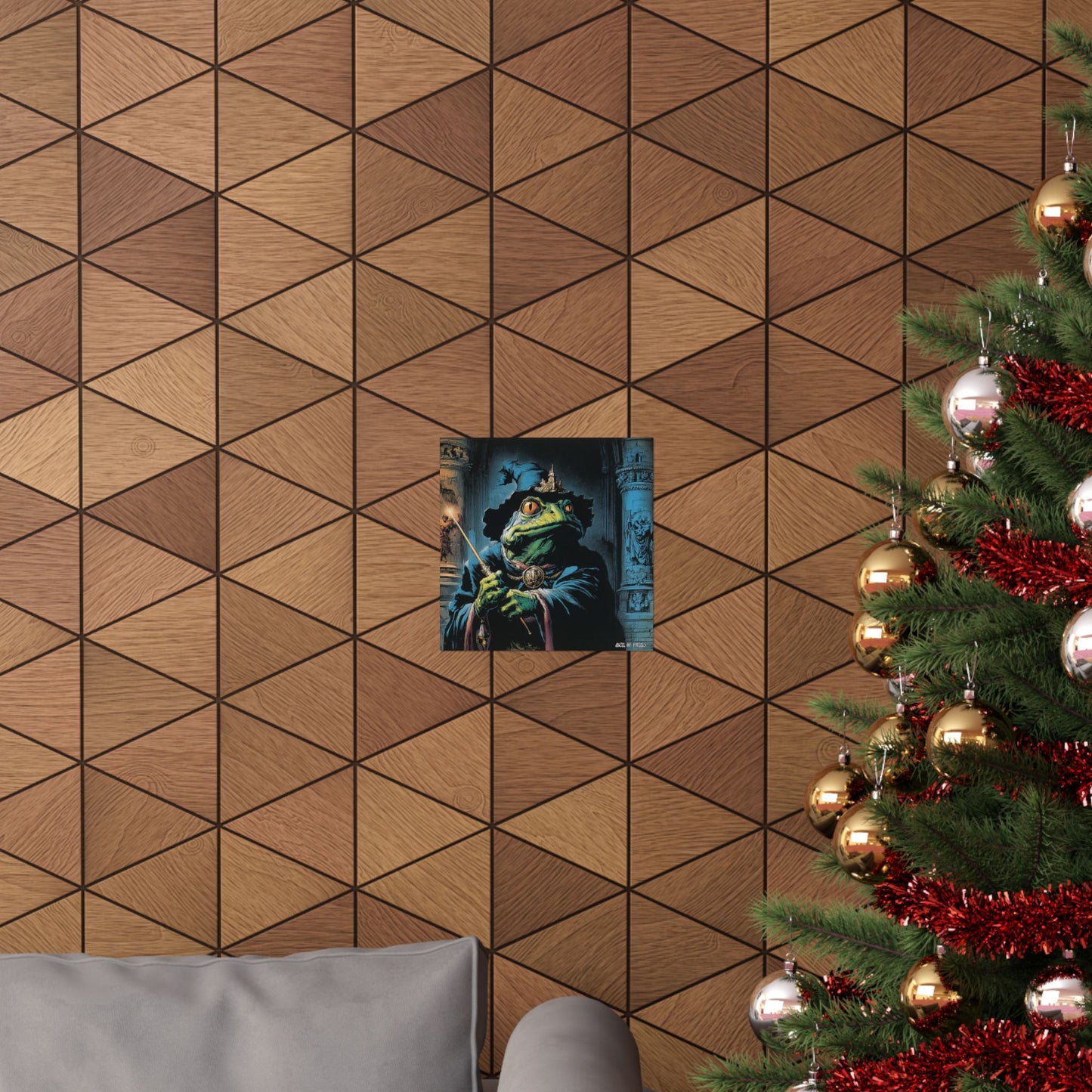 Frog Wizard Poster