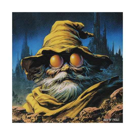 Yellow Wizard Poster
