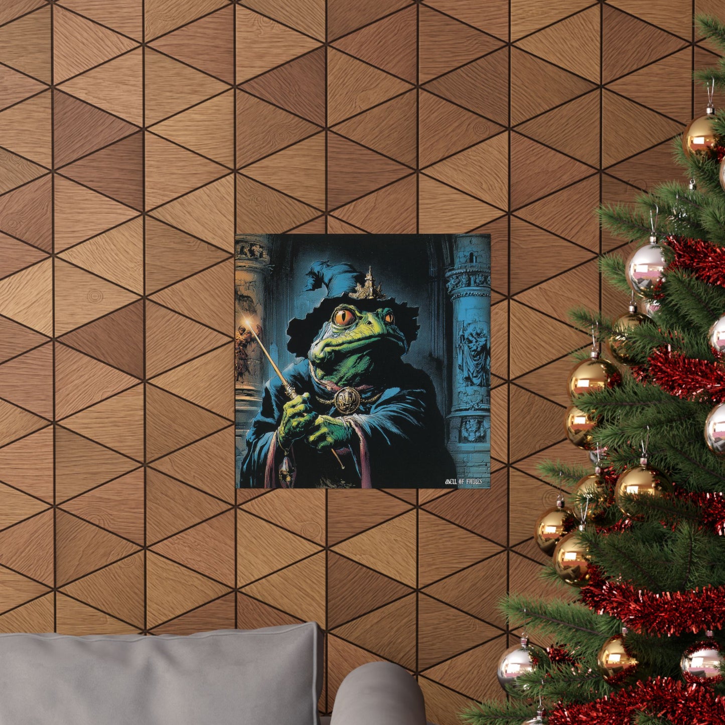 Frog Wizard Poster