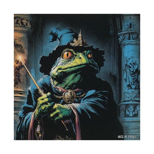 Frog Wizard Poster