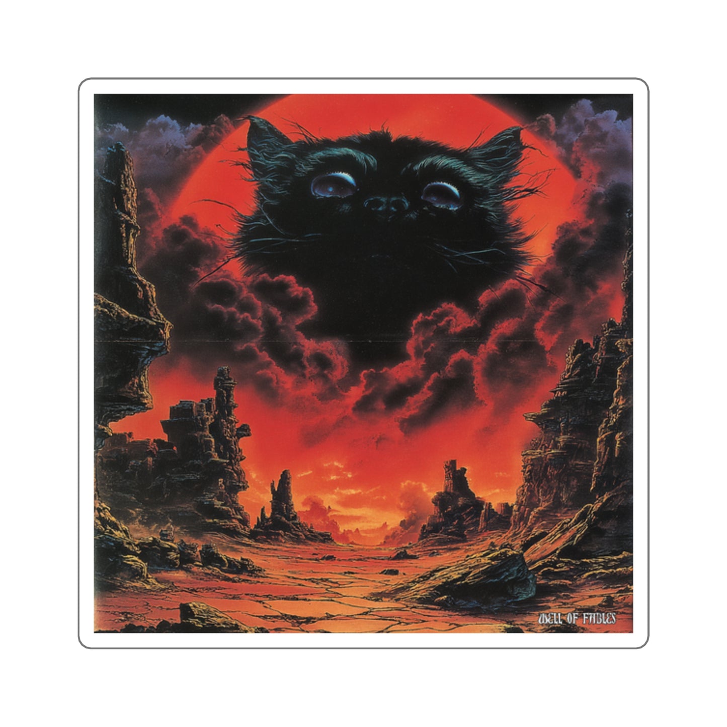 Dark Whisker Sticker