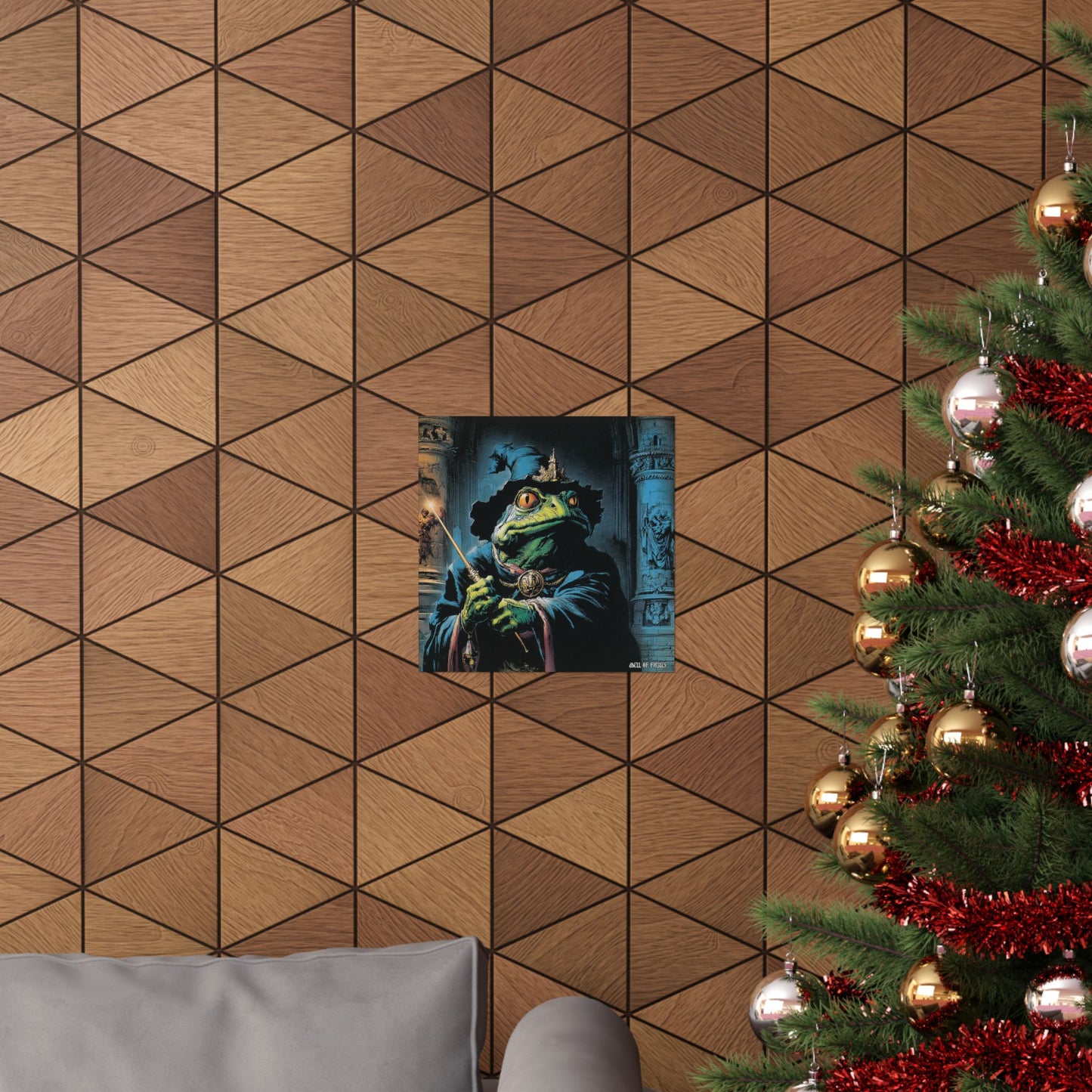 Frog Wizard Poster