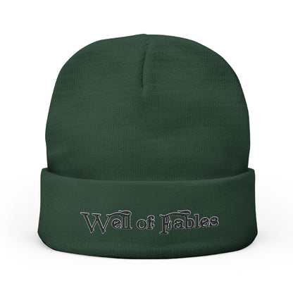 Embroidered Knit Beanie - Well of Fables